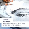 Canson Artist Series Sketch Art Book, Black Cover, Hardbound, 90 Sheet, 11x14 inch, 1 Count - 2 of 4