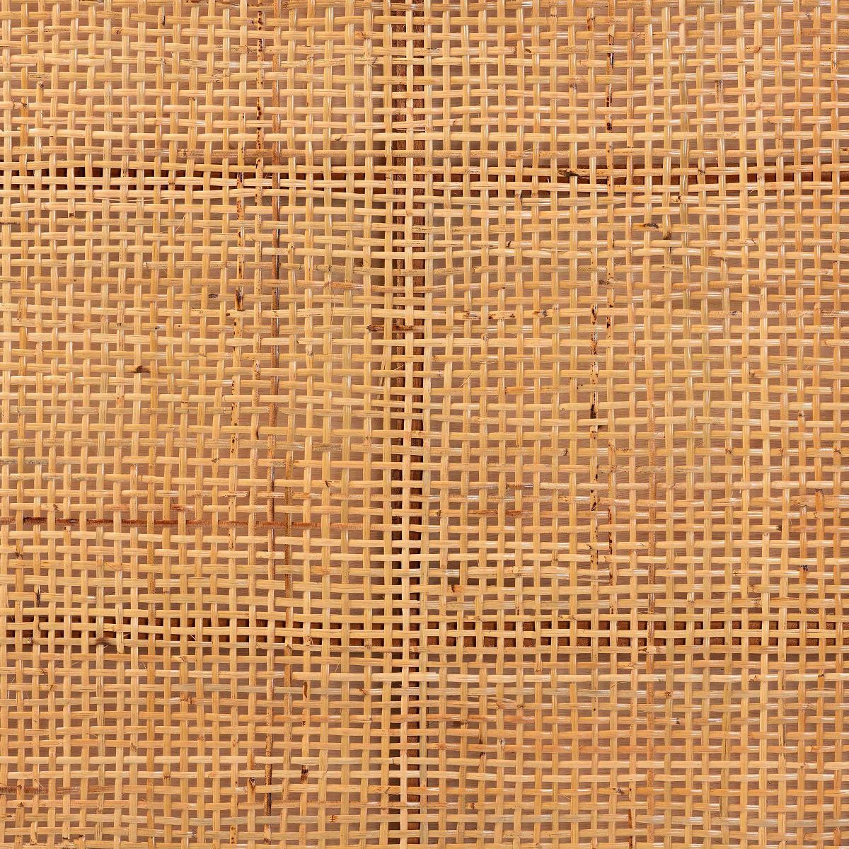 bali & pari Queen Size Caspia Rattan and Mahogany Wood Headboard Light Honey/Red Teak - thumbnail 2
