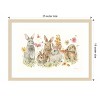 Amanti Art Bunny Hop on Spring I by Lisa Audit Wood Framed Wall Art Print 25 in. x 19 in. - 4 of 4