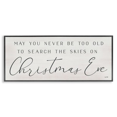 Stupell Industries Inspiring Christmas Eve Sentiment, 24" x 10"