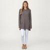 Anna-Kaci Women's Long Sleeve Oversized Pullover Top with High-Low Hem and Relaxed Fit - 4 of 4
