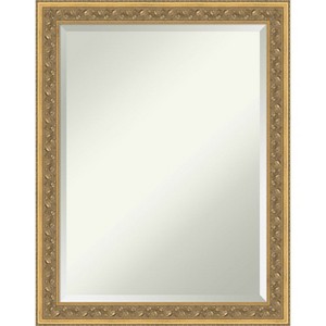 Amanti Art Carter Dark Gold Beveled Wood Framed Bathroom Vanity Wall Mirror - 1 of 4