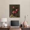 Art Remedy Clear Glass Vase with Pink Roses Classical vintage floral vase wall art Unframed - 2 of 4
