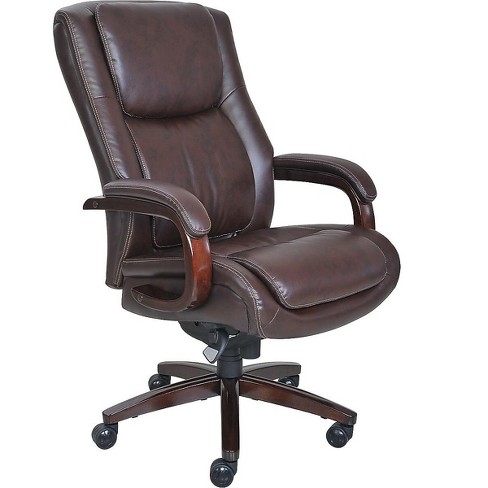 La Z Boy Winston Bonded Leather, Full Leather Office Chair