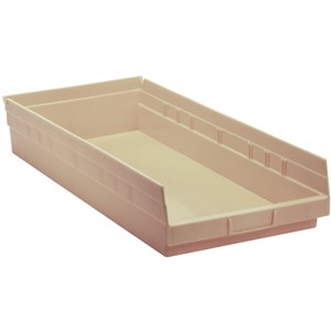 Quantum Storage Systems Economy Shelf Bin, 23-5/8"W X 11-1/8"D X 4"H - 1 of 2