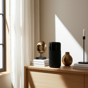 Modern Decorative Vase - Textured Ceramic Flower Holder - Stylish Home & Office Accent for Living Room & Bedroom - 1 of 4