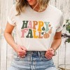 Simply Sage Market Women's Happy Fall Wavy Pumpkins Short Sleeve Graphic Tee - 2 of 3