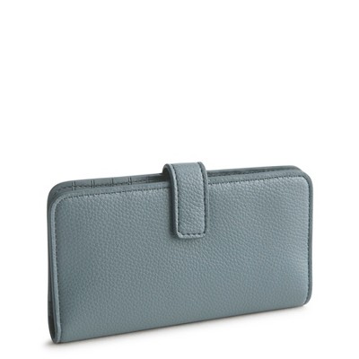 Vera Bradley Women's Faux Leather Medium Essential Tab Wallet