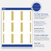 Avery Printable Square Cards, Gold Edge Dots, 2.5" x 2.5", Matte White Square Cards, Laser/Inkjet, 90ct, Great for Business Cards - 3 of 4