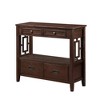 ORRD 36" Farmhouse Pine Console Table with 4 Drawers & Shelf, Entryway Sofa Table for Living Room, Bedroom, Hallway (Blue) - 2 of 4
