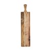 Twine Rustic Farmhouse Tapas Board Serveware, Acacia Wood Plank, Cheese Tray with Handle - 4 of 4