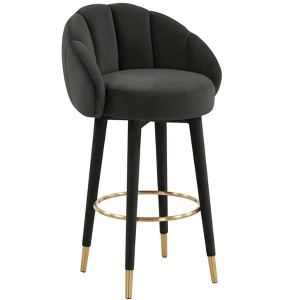 TOV Furniture Myla Velvet Swivel Stool - 1 of 4
