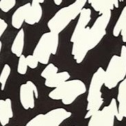 black ivory print