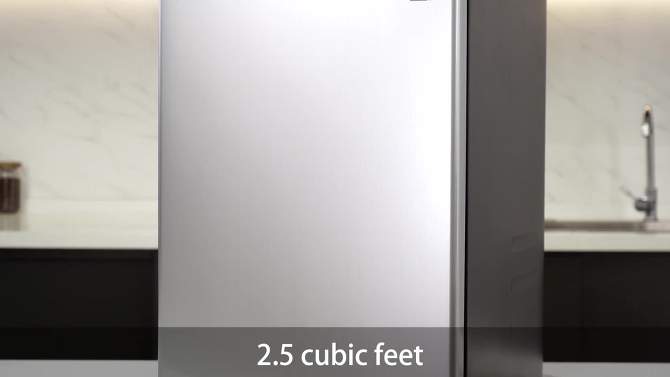 Kenmore 2.5 cu-ft Refrigerator - Stainless Steel, 2 of 7, play video