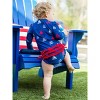 RuffleButts Toddler Girls Long Sleeve One Piece Rash Guard - 4 of 4