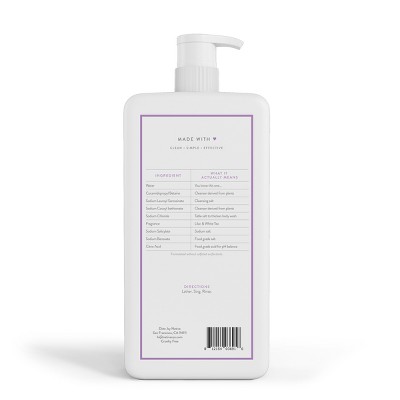 Native Body Wash with Pump - Lilac &#38; White Tea - Sulfate Free - 36 fl oz_6