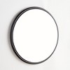 Plum & Post Ryland Mirror Small - Black Round Iron Frame - Beveled Edge - 2 of 3