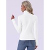 INSPIRE CHIC Women's Turtleneck Tops Slim Basic Mock Turtle Long Sleeve Shirts 2025 Fall Winter Layering Outfits Basic Layer - 4 of 4