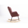 Racxily Teddy Rocking Gilder Nursery Chair For Living Room Indoor - 3 of 4