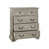 5-Drawer Engineered Wood Farmhouse Dresser with Natural Texture, Vintage Design and Versatile Storage - 3 of 4