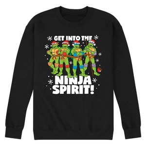 Men's - Teenage Mutant Ninja Turtles - Get Into The Ninja Spirit Graphic Fleece Sweatshirt - 1 of 4