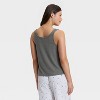 Women's Cozy Ribbed Pajama Tank Top - Auden™ - 2 of 4