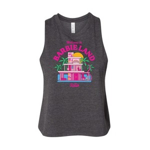Women's - Barbie - Welcome To Barbie Land Graphic Racerback Tank - 1 of 3