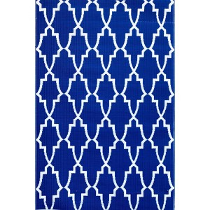Mad Mats Casa Blanca Blue & White - 1 of 4
