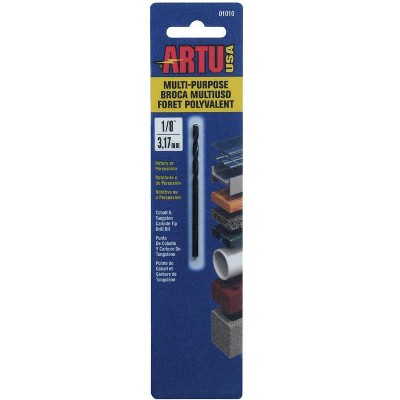 ARTU 1/8 in. X 2-5/8 in. L Tungsten Carbide Tipped Drill Bit Straight Shank 1 pc