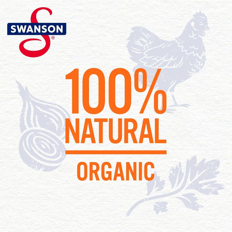 Swanson 100% Natural Gluten Free Organic Free-Range Chicken Broth - 32 fl oz, 2 of 15
