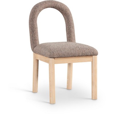 Meridian Furniture,Conrad Linen Textured Fabric Dining Chair