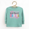 The Juniper Shop First Day Of School Checker Border Toddler Long Sleeve Tee - 2 of 4