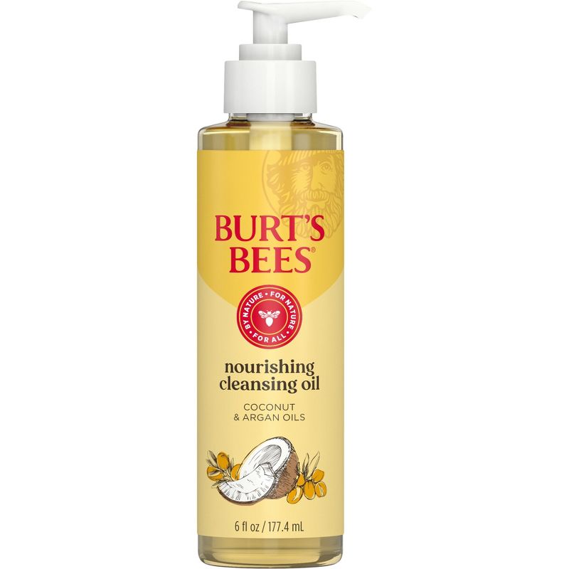 Burt&#39;s Bees Facial Cleansing Oil with Coconut &#38; Argan Oil - Unscented - 6 fl oz, 1 of 22