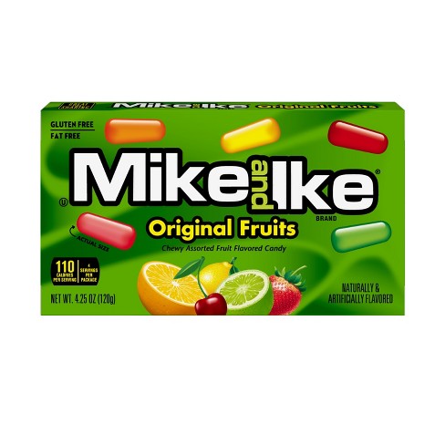 Mike And Ike Original Fruits Chewy Assorted Candy - 4.25oz : Target