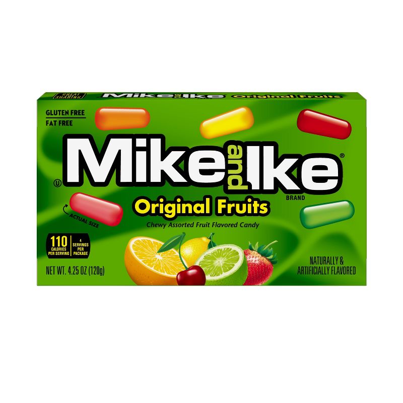 Mike and Ike Original Fruits Chewy Assorted Candy - 4.25oz, 1 of 7