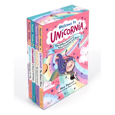 Welcome to Unicornia: Four Glittery Adventures Full of Friendship and Magic! - by  Ana Punset (Mixed Media Product)