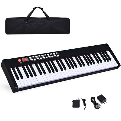 Costway BXII 61 Key Digital Piano MIDI Keyboard w/MP3 Black