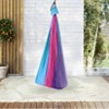Orieon Sensory Swing for Kids & Adults, 55"x59" Dual-Layer Therapy Hammock with 360¡ã Swivel, Supports 300 lbs, Purple-Pink. - 4 of 4