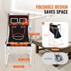 VEVOR Foldable Basketball Arcade Game, 2 Player Indoor Basketball Game, Home Dual Shot Sport with 4 Balls, 8 Game Modes, (Black & White) - 3 of 4