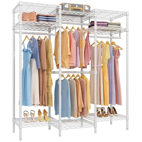 Vipek V5i Garment Rack Bedroom Armoires Freestanding Closet Organizer  Portable Wardrobe Closet, Medium Size, White : Target