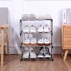 MaseiKar Stackable Small Shoe Rack Space-saving storage for entryways, hallways, and closets. Perfect for organizing shoes and keeping areas tidy. - 2 of 4