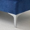 Beautyolove 55" Chaise Lounge Indoor, Upholstered Furniture Lounge Chair with Left Armrest & Lumbar Pillow, Blue - 2 of 4