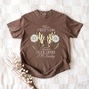 S.W.Smiley Where Friends and Flowers Flourish - Women's Garment Dyed Graphic T-Shirt - 2 of 4