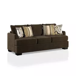 Korona Upholstered Sofa Brown/Yellow - HOMES: Inside + Out