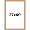 PosterPalooza | Weathered Yellow Picture Frame - UV Acrylic, Foam Board Backing, Hanging Hardware - 2 of 4
