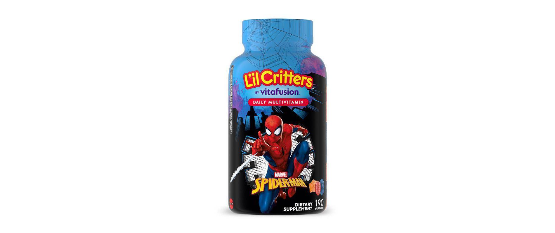 L'il Critters Spiderman Dietary Supplement Gummies - 190ct