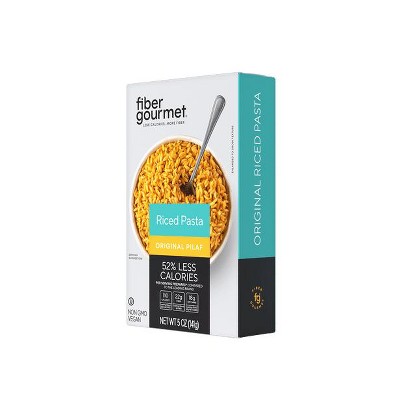 Fiber Gourmet  – Pilaf Riced Pasta– Fiber-Rich, Low Calorie, Healthy Pasta