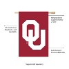 Evergreen University of Oklahoma House Applique Flag- 28 x 44 Inches Indoor Outdoor Sports Decor - 2 of 4