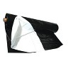 Hydrofarm ABWP10 Heavy Duty 100 x 10 Reflective Hydroponic Waterproof Poly Film, Black & White - 2 of 4