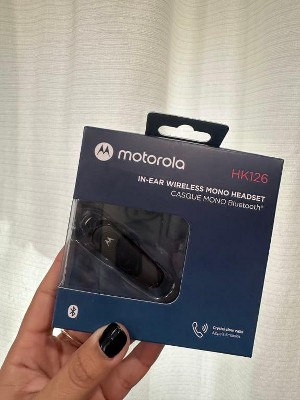 Motorola In-ear Bluetooth Wireless Mono Headset Hk385 - Black : Target